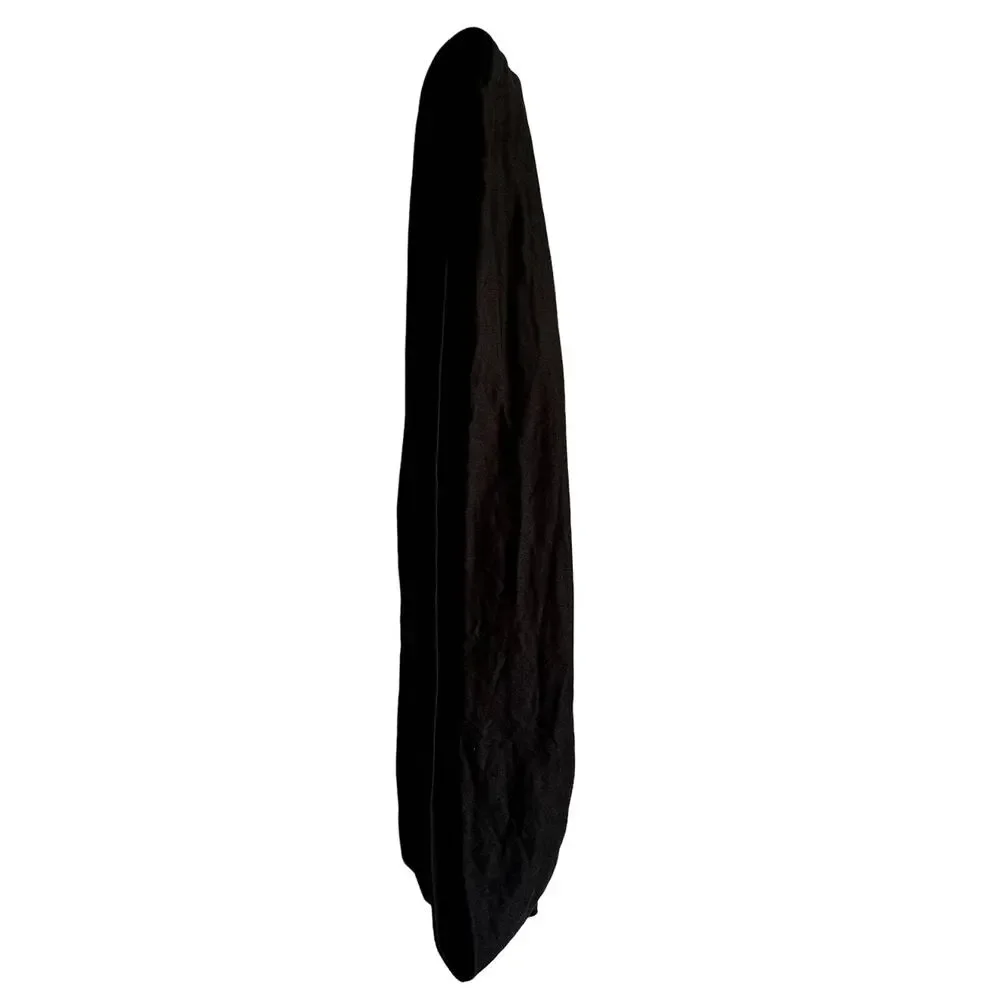 Beyond Yoga Pocket Infinity Scarf Lightweight Hidden Zip Cozy Soft Black NWT